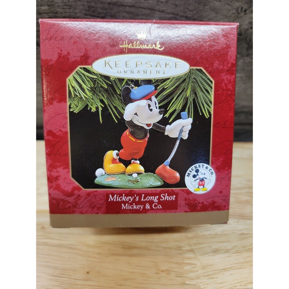Hallmark Keepsake Christmas Ornament 1997 Disney's Mickey's Long Shot 06412 Golf